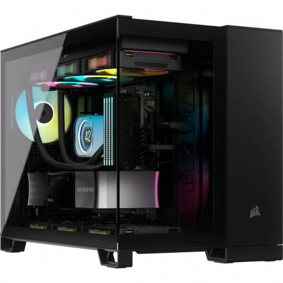 Caja CORSAIR 2500D Airflow Matx Negra (CC-9011263-WW)