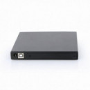 Lector DVD GEMBIRD Dvd±rw USB 2.0 Negro (DVD-USB-04)