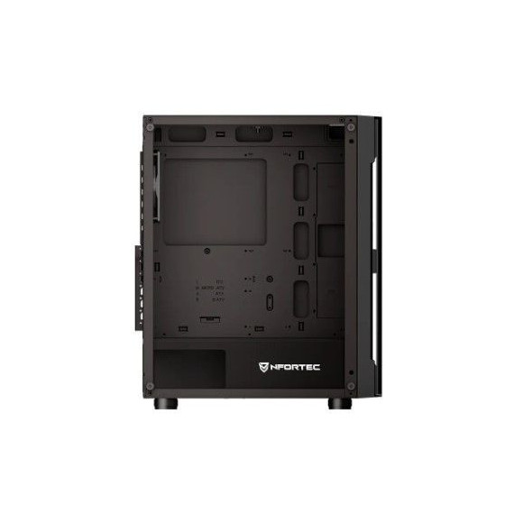 Caja NFORTEC Azir ATX Matx Itx Negra (nf-cs-azir-b)