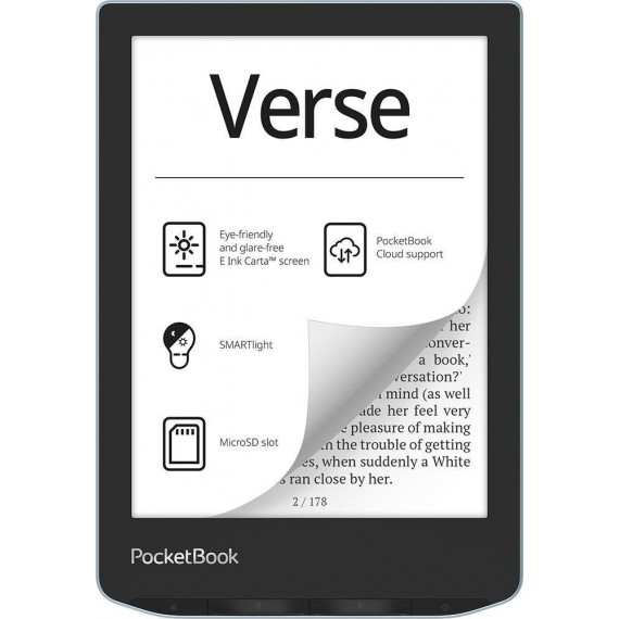 Ebook POCKETBOOK Verse 6 8GB Wifi Azul (PB629-2-WW)