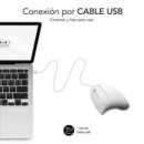 Ratón Vertical SUBBLIM Usb-a Blanco (SUBMO-EDGVU02)