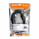 Cable Engel Axil Prolongador Antena M/h 2.5M Negro (MP0586C)  ENGELS