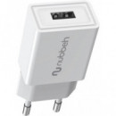 Cargador de Pared NUBBEH 1USB-A 10W Blanco (NBWALLCHUSBW10)