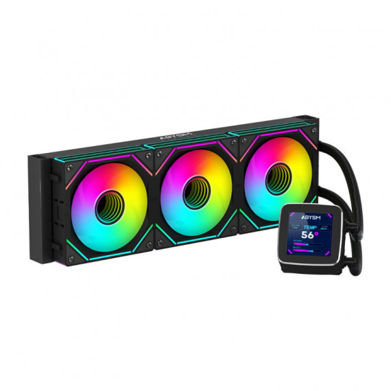 Refrigeración Líquida Abysm Oceanic Lcd 360 Argb Negra (AB336011)  ABYSM GAMING