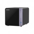 Caja Nas QNAP AL524 4C 4GB 4 Bahias Negra (TS-432X-4G)