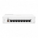 Switch Hp ARUBA 1430 8XRJ45 Gbe Poe 64W Blanco (R8R46A)