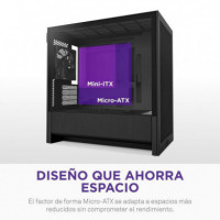 Caja NZXT H3 Flow Matx Mini-itx Negra (CC-H31FB-01)