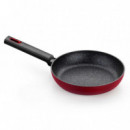 Sartén BRA Next 18CM Negro/rojo (A122118)