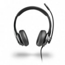 Auriculares con Micrófono NGS Circumaurales Usb-c Negros (VOX605USBC)
