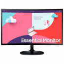 Monitor SAMSUNG 24" Fhd Curvo Negro (LS24C360EAUXEN)