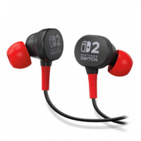 Auriculares POWERA Earbuds Nintendo Switch (NSHS0531-01)