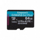 KINGSTON Micro Sdxc 64GB + Adaptador Sd (SDCG3/64GB)