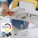 Escritorio LEITZ Altura Regulable Gris (6532-00-85)