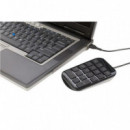 Teclado Numérico TARGUS USB Ergonómico Negro (AKP10EU)