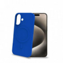 Funda CELLY Cromomag Iphone 16 Azul (CROMOMAG1112BL)