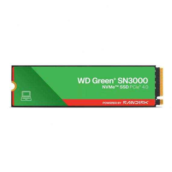 Ssd Wd Green SN3000 500GB M.2 2280 Nvme (WDS500G4G0E)  WESTERN DIGITAL
