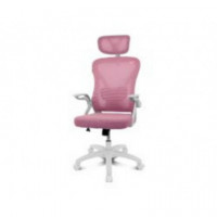 Silla DRIFT Ergonómica Blanco/rosa (DRAIR35WP)