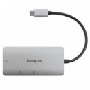 Hub TARGUS Usb-c a 4X Usb-a Plata (ACH226EU)