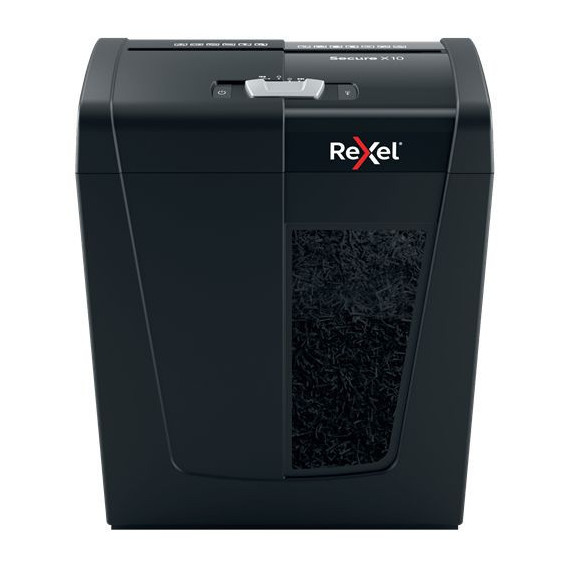Destructora REXEL Secure X10 P-4 18L Negra (2020124EU)