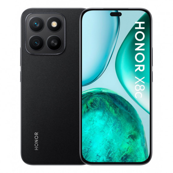 Smartphone HONOR X8C 6.7" 8GB 256GB Negro (5109BQCX)
