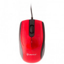Ratón UNYKA UK-A800 óptico Usb-a 1600DPI Rojo (50540)