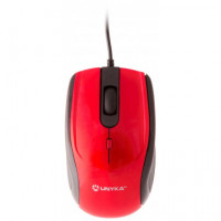 Ratón UNYKA UK-A800 óptico Usb-a 1600DPI Rojo (50540)