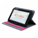 Funda E-VITTA Universal 7" Folio Stand 2P Rosa (EVUN000282)