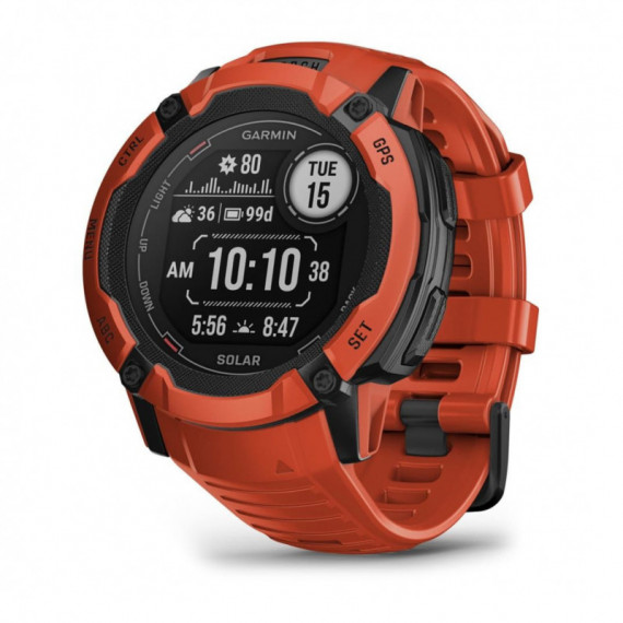 Smartwatch GARMIN Instinct 2X Solar Rojo (010-02805-01)