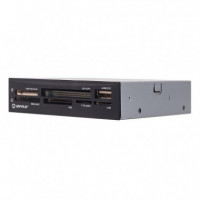 Lector de Tarjetas UNYKA USB 2.0 3.5" Negro Bulk