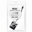 Adaptador CLUB 3D Mini Dp a HDMI 15CM Negro (CAC-2170)