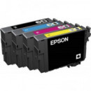 Tinta EPSON 18 T1806 Pack Negro/tricolor (C13T18064012)