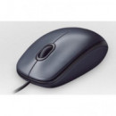 Ratón LOGITECH M90 Usb-a 1000DPI Gris (910-001793)