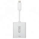 Nanocable Usb-c 3.0/M a Dp/h 15CM Blanco  NANO
