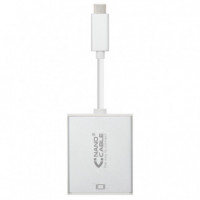 Nanocable Usb-c 3.0/M a Dp/h 15CM Blanco  NANO