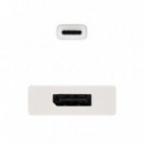 Nanocable Usb-c 3.0/M a Dp/h 15CM Blanco  NANO