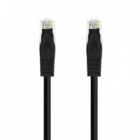 Nanocable RJ45 CAT.6A Utp AWG24 3M Negro (10.20.1803-BK)  NANO
