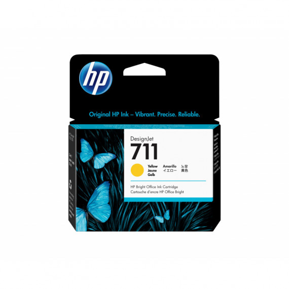 Tinta Hp Designjet 711 Amarillo 29ML (CZ132A)  HEWLETT PACKARD