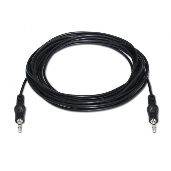Nanocable Audio 3.5MM/M a 3.5MM/M 5M Negro  NANO