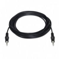Nanocable Audio 3.5MM/M a 3.5MM/M 5M Negro  NANO