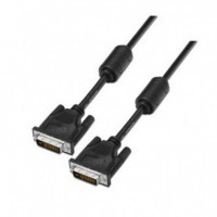 Nanocable Dvi/m a Dvi/m 1.8M Negro (10.15.0802)  NANO