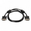 Nanocable Dvi/m a Dvi/m 1.8M Negro (10.15.0802)  NANO