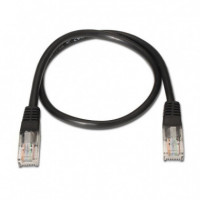 Nanocable RJ45 CAT.5E Utp AWG24 1M Negro (10.20.0101-BK)  NANO