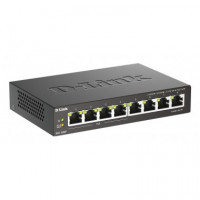 Switch D-LINK 8XRJ45 Gbe Poe Negro (DGS-1008P)