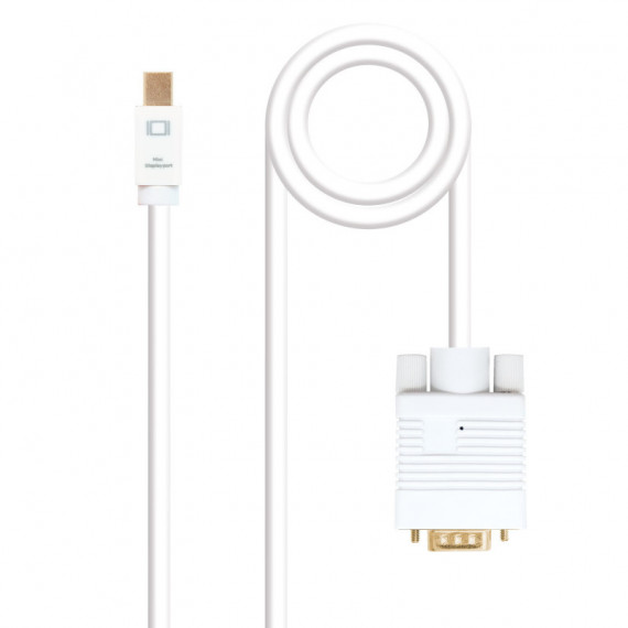 Nanocable Mini Dp/m a Vga/m 3M Blanco  NANO