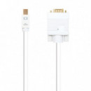 Nanocable Mini Dp/m a Vga/m 3M Blanco  NANO
