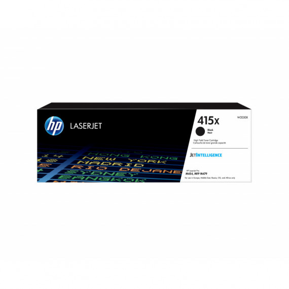 Toner Hp Laserjet 415X Negro 7500 Páginas (W2030X)  HEWLETT PACKARD