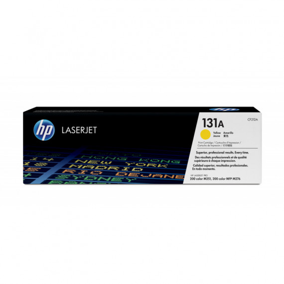 Toner Hp Laserjet Pro Amarillo 131A 1800 Páginas (CF212A)  HEWLETT PACKARD