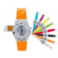 Bi-watchphone OLYMPIA Manos Libres, Resistente Al Agua Naranja