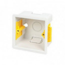 Cajetín Superficie ECOM 86X86MM Pladur (net-backbox-dl)