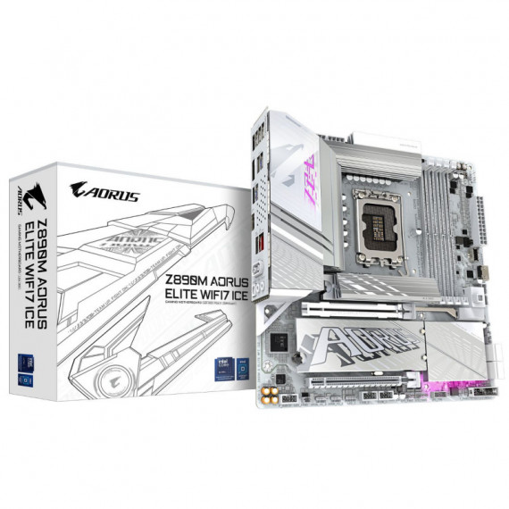 GIGABYTE Z890M Aorus Elite WIFI7 Ice 4DDR5 ATX